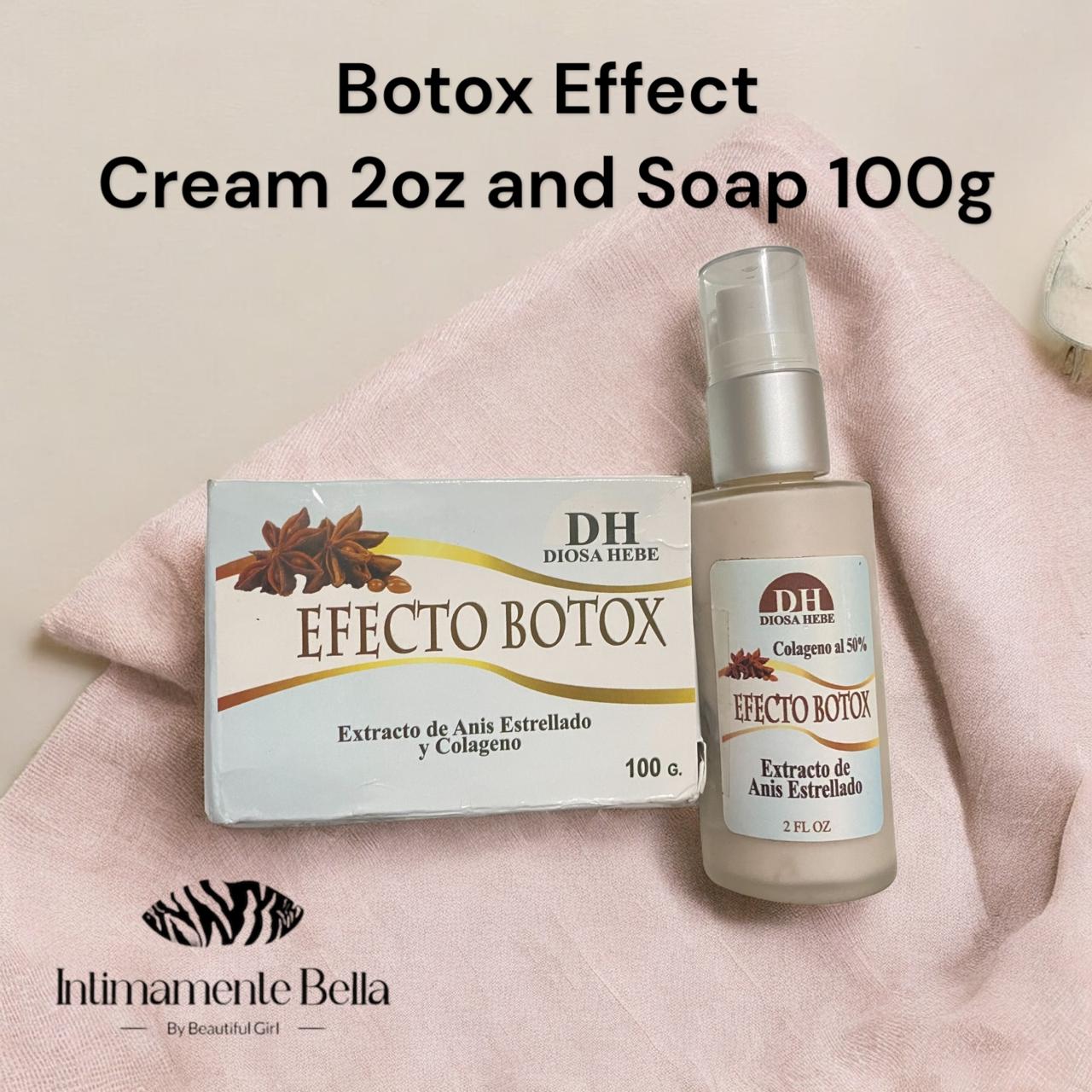 Botox Effect Kit Cream 2oz and Soap 100g