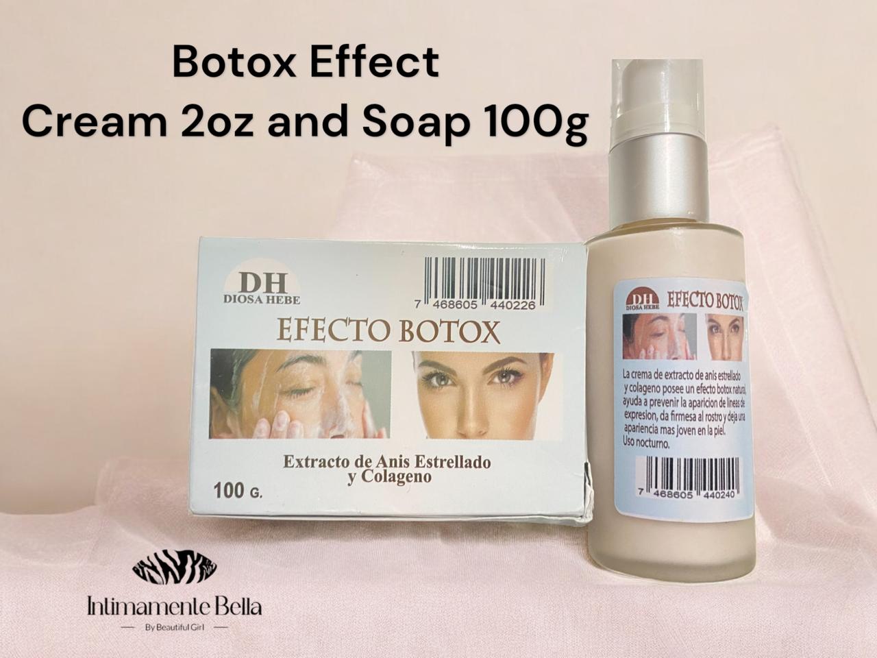 Botox Effect Kit Cream 2oz and Soap 100g