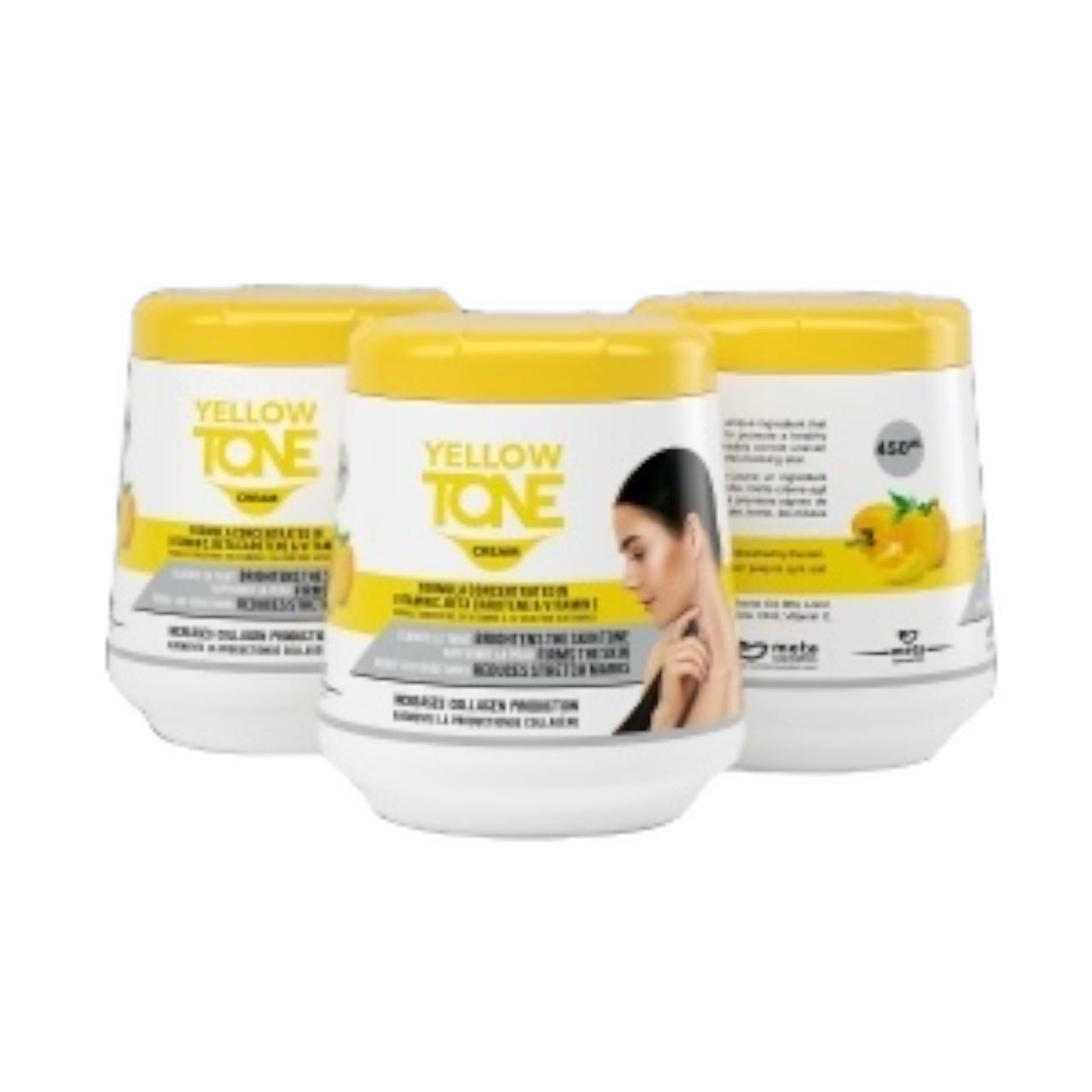 Yellow Tone Cream Concentrated Vitamin C, E, and Beta Carotene Formula 250ml