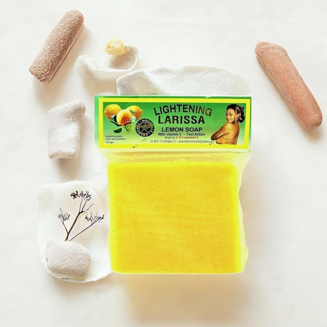 Larissa Lightening lemon Soap 225g Pack of 3