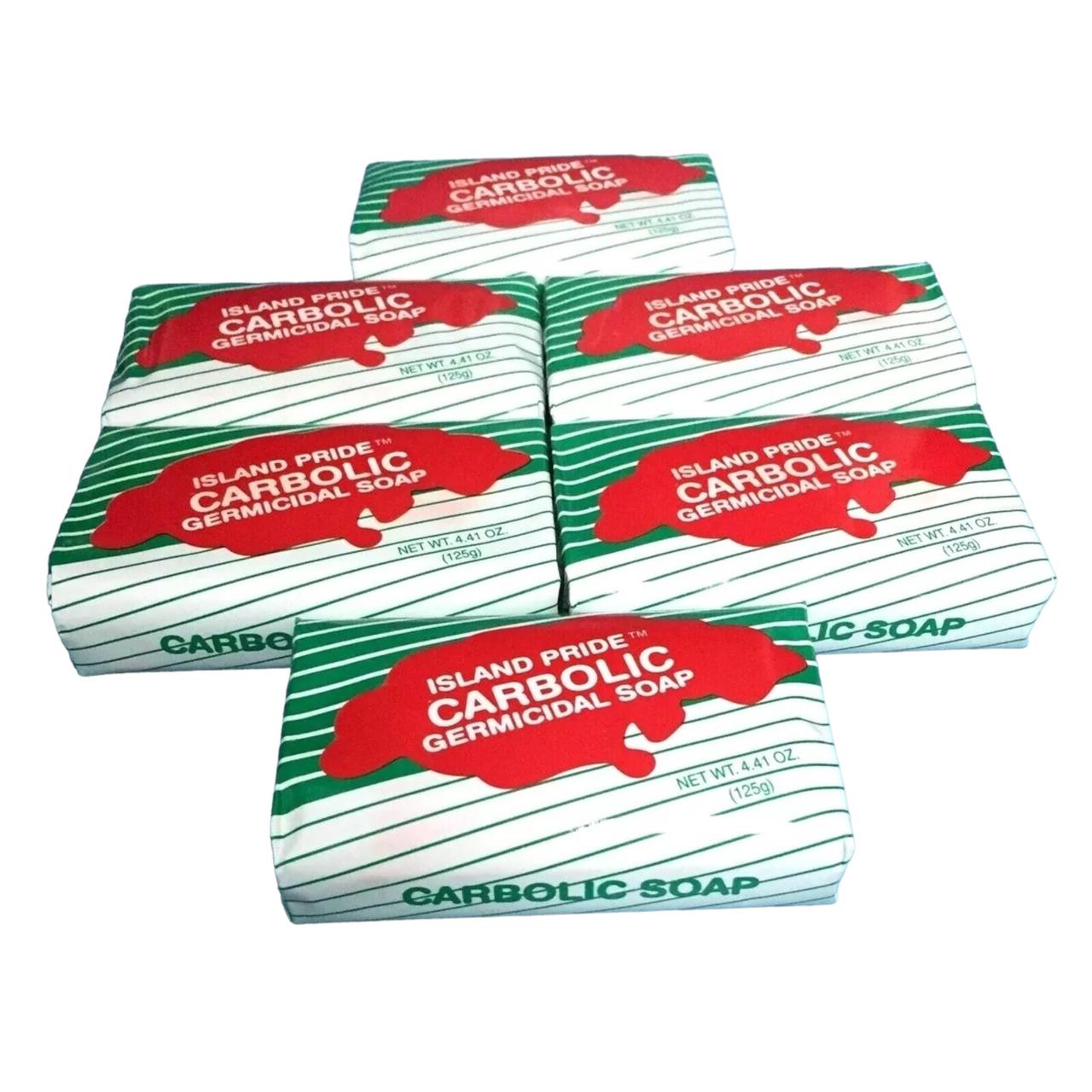 Island Pride Carbolic Germicidal Soap 125g Pack of 6