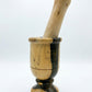 Exotic Bicolor Wooden Mortar & Pestle – The Ultimate Artisan "Pilón" Luxury 🇩🇴