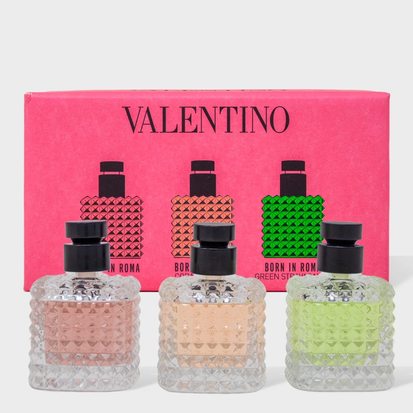 Valentino Born In Roma 3-Piece Mini Fragrance Gift Set for Women (3 x 6ml / 0.2 oz)