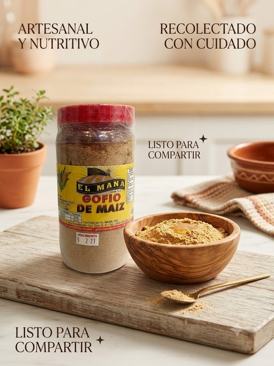 "El Maná" Corn Gofio – Artisanal and Nutritious