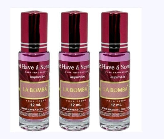 Roll-On Oil Perfume Inspired by "La Bomba" - 12ml | Intense Women's Fragrance