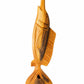 Decorative Swordfish Figurine in Guayacán Wood (Made in RD)