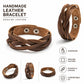 Handmade Braided Leather Bracelet