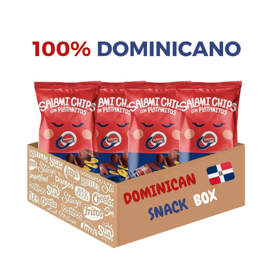 Chips de Salami con Platanitos Dominicanos - Induveca 50g (pack of 4)