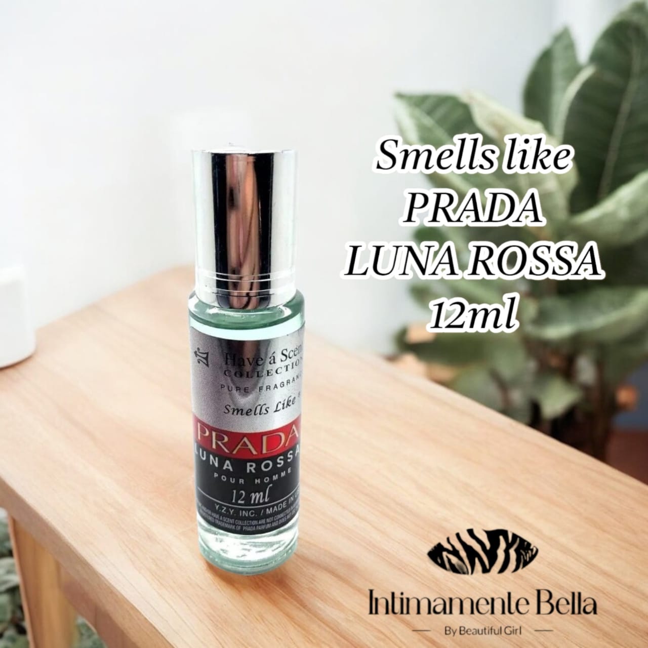 Prada Luna Rossa Roll On Oil Perfume For Men 12ml Pure Fragrance Oil Intimamente Bella