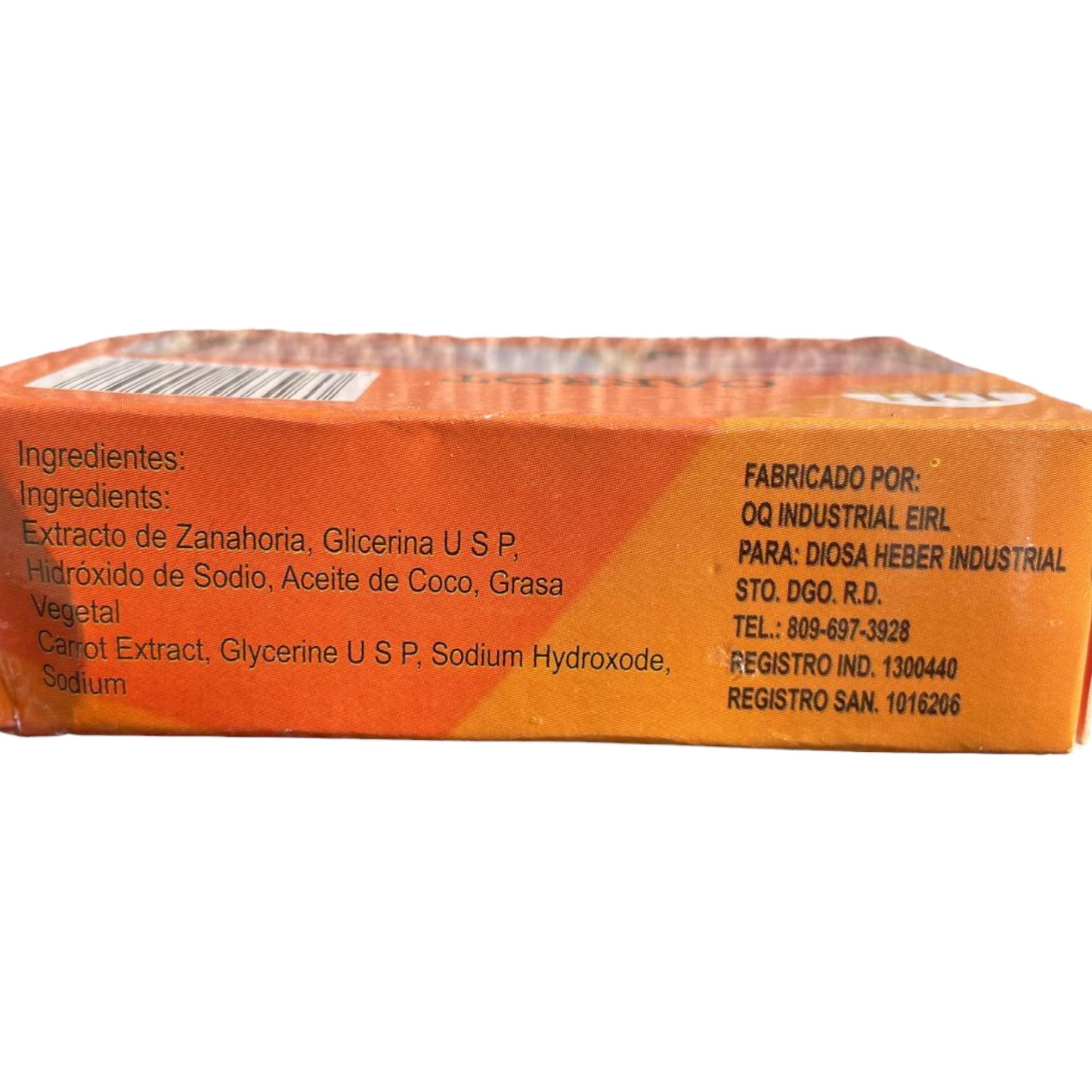 Jabon Diosa Hebe Zanahoria/Diosa Hebe Carrot Soap 100 gr