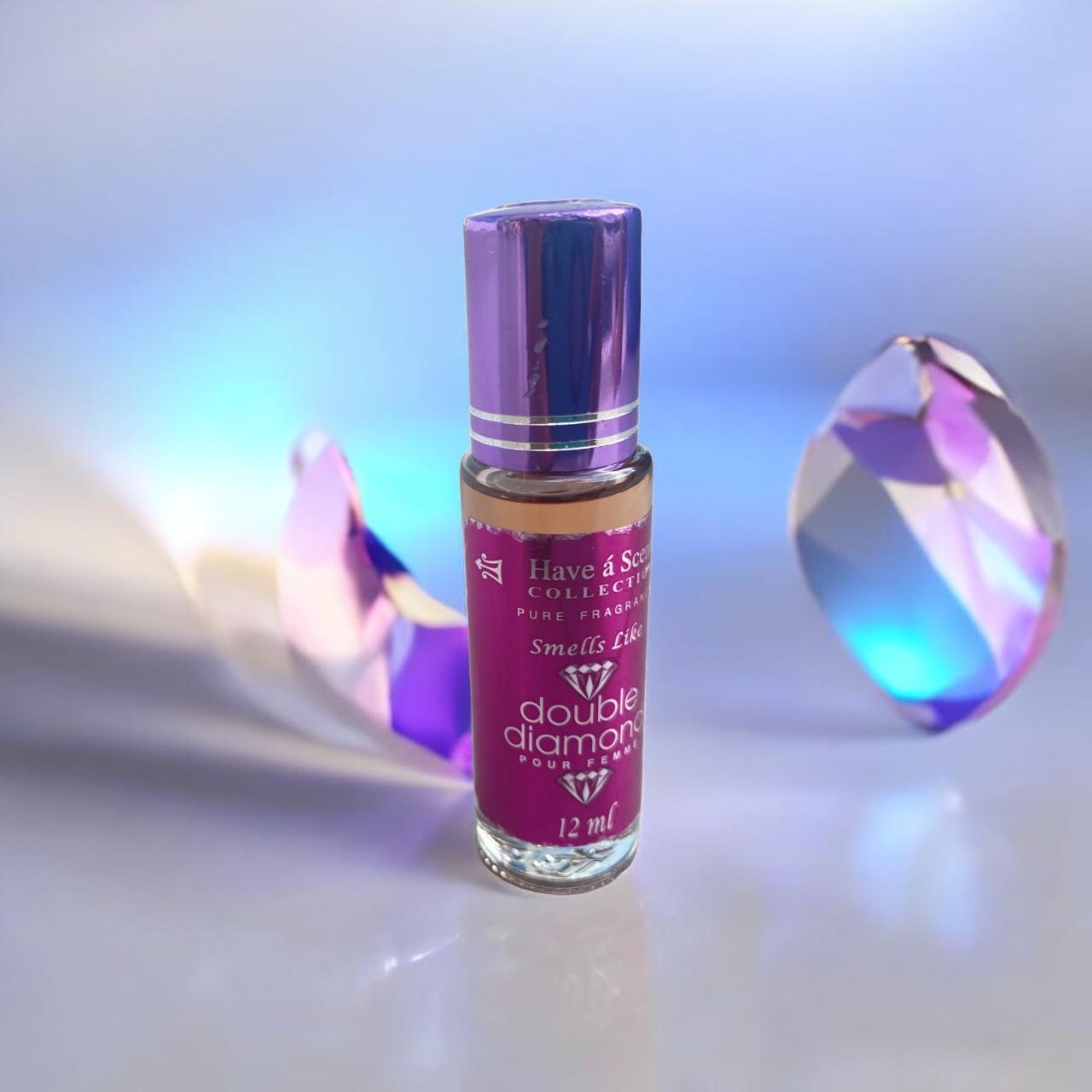 Double Diamond Roll-On Oil Perfume For Women Pure Fragrance 12ml