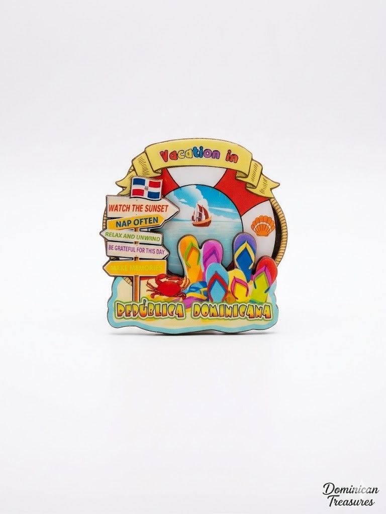 Colección de Imanes Premium "Esencia Dominicana" – Diseños 3D en Relieve 🇩🇴✨