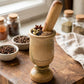 Artisan Dominican Wooden Mortar & Pestle – The Authentic "Pilón" 🇩🇴🍳