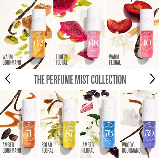 WHOLESALE BUNDLE: Set of 12 Sol de Janeiro Body Mists (Assorted Mixed Lot)