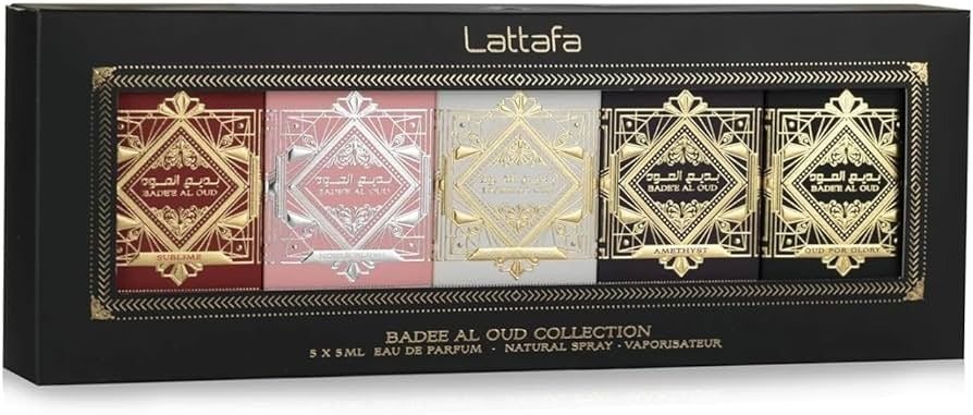 Lattafa Bade'e Al Oud Collection | Set of 5 Miniature Fragrances