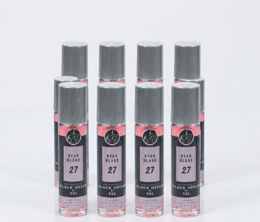 Wholesale Ryan Blake 27 Perfume Inspired by Black Opium by YSL 1oz Pack of 12