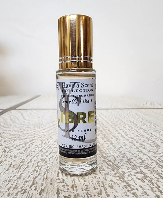 Roll-On Oil Perfume Inspired by "Libre" - 12ml | Long-Lasting Women's Fragrance)