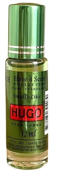 Wholesale Roll-On Oil Perfume Inspired by "Hugo" Pour Homme - 12ml | Classic & Fresh Men's Fragrance (Pack of 12)