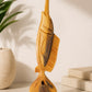 Decorative Swordfish Figurine in Guayacán Wood (Made in RD)