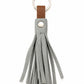 Artisanal Leather Tassel Keychain