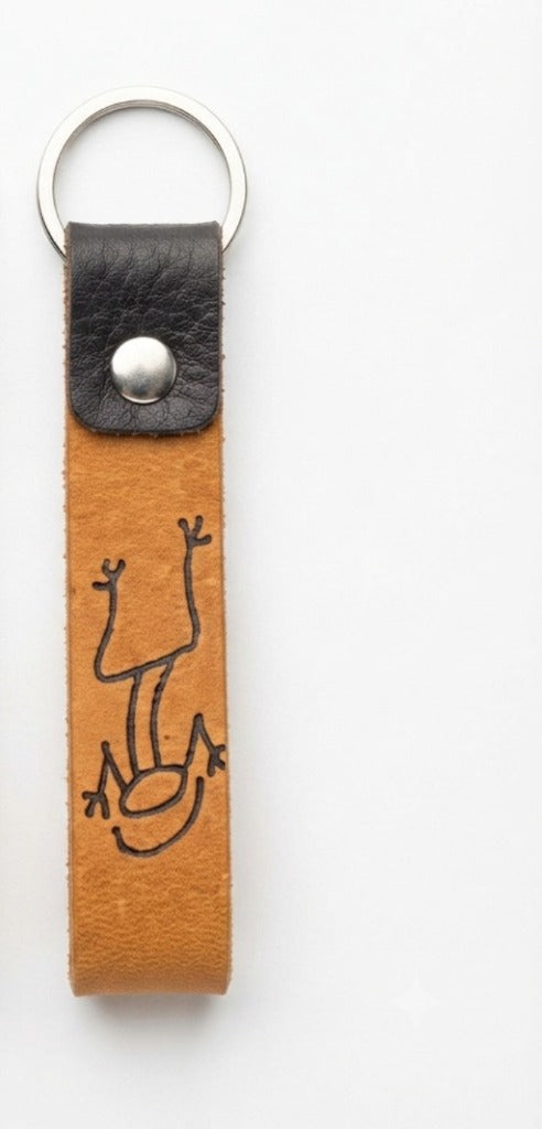 Personalized Genuine Leather Keychain – Made in the Dominican Republic