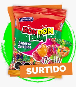 Bon Bon Bum Assorted Lollipops (24-Piece Bag)
