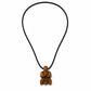 Dominican Guayacán Wood Taíno Petoglyph Pendant Necklace