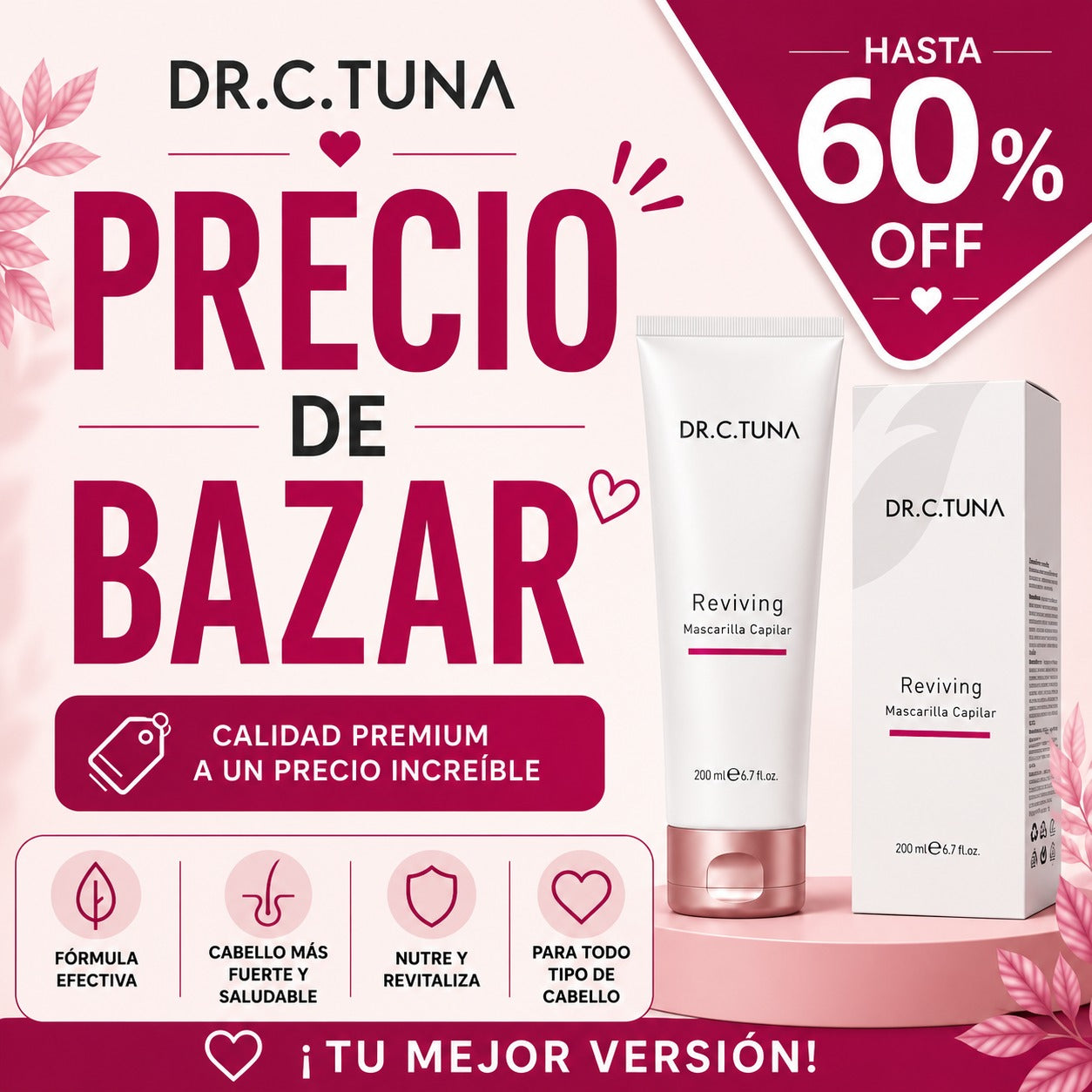 Dr. C. Tuna Reviving Hair Mask – Bazaar Sale Edition (Up to 60% OFF)