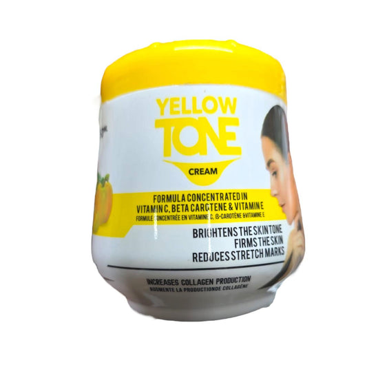 Wholesale Yellow Tone Cream Concentrated Vitamin C, E, and Beta Carotene Formula 250ml Pack of 12