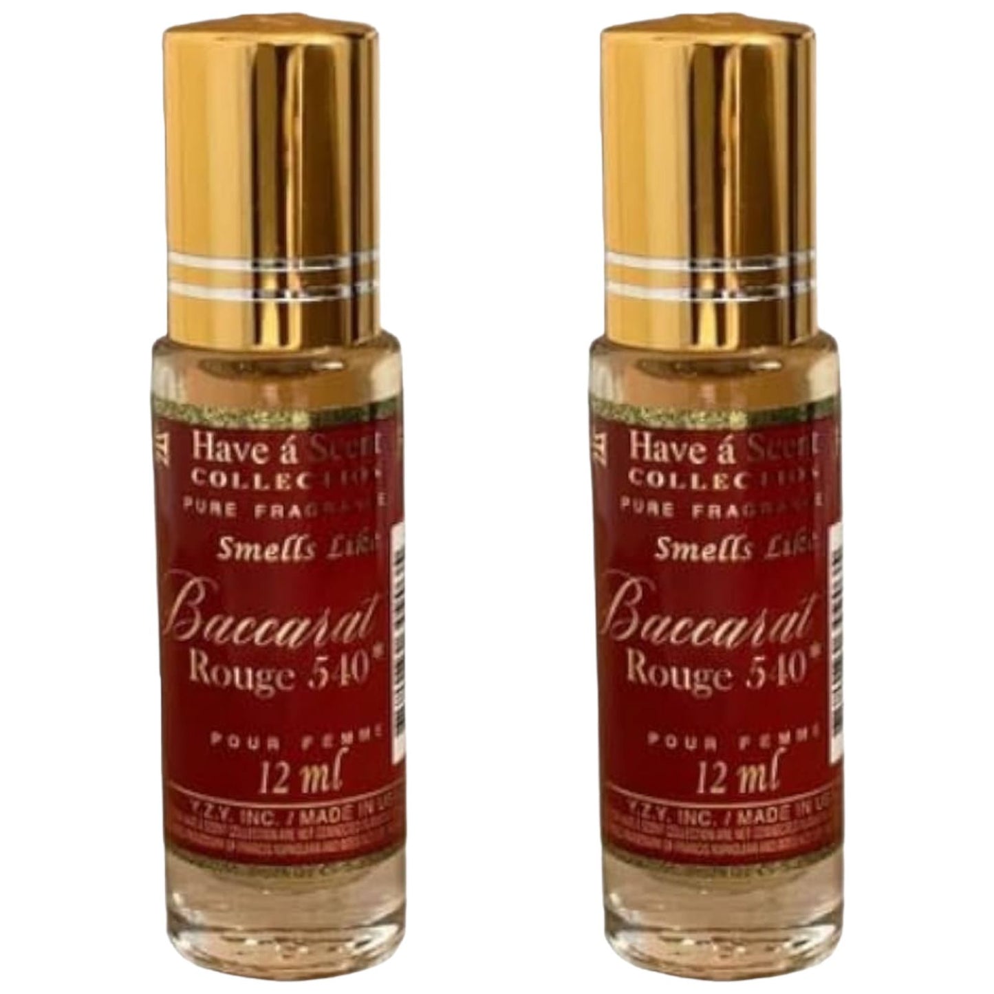 Baccarat Rouge 540 Roll-On Oil Perfume For Women 12ml Pure Fragrance Oil