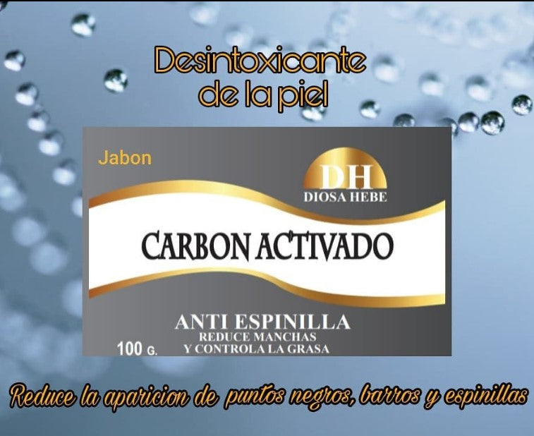 Activated Charcoal Soap Diosa Hebe 100g