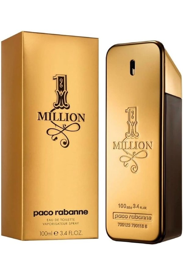 Wholesale Paco Rabanne One million Eau de Toilette for Men Spray 3.4oz Pack of 3