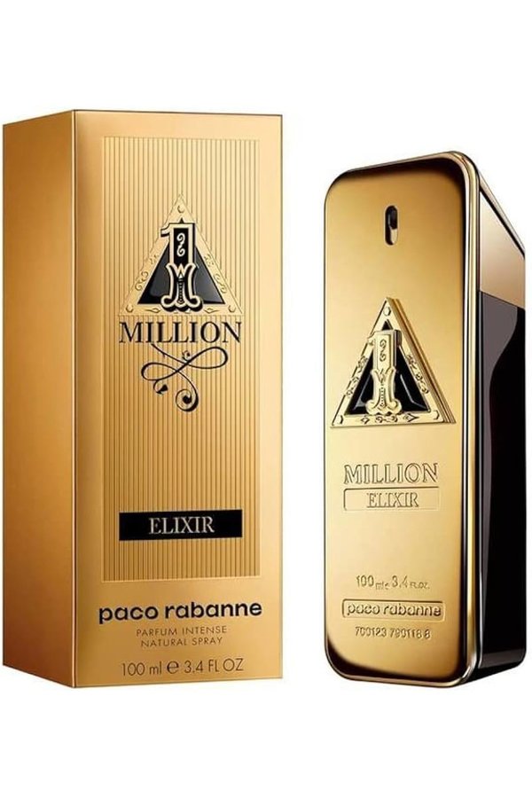 Wholesale Paco Rabanne One million Elixir for Men Parfum Intense Spray 3.4oz Pack of 3