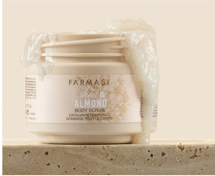 Farmasi Shea & Almond Body Scrub – Edición Precio de Bazar (Hasta 60% OFF)