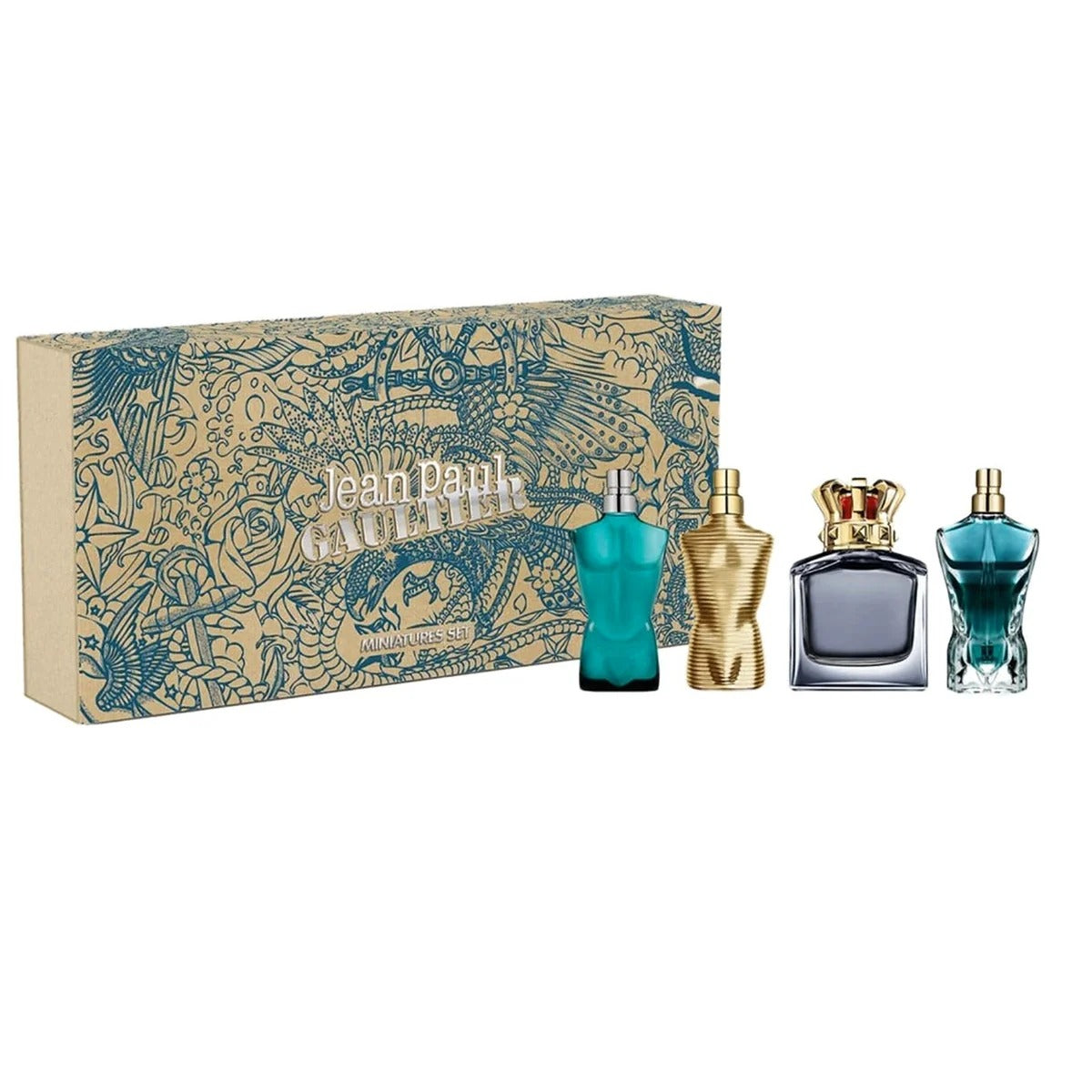 Jean Paul Gaultier Men's Miniature Fragrance Set (Luxury 4-Piece Set)