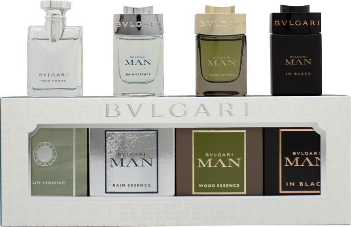Bvlgari Men's Miniature Fragrance Set (Luxury 4-Piece Collection)