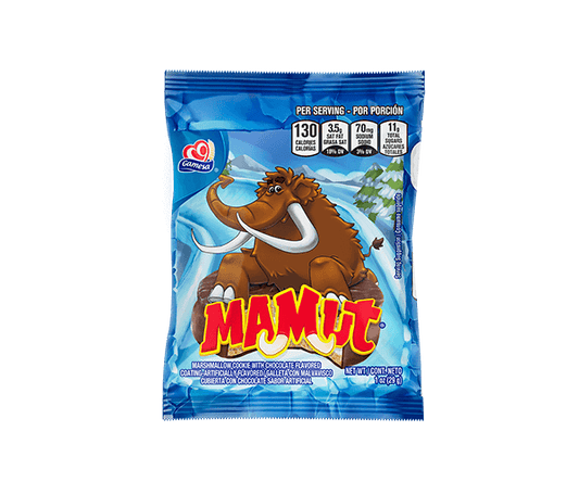 Gamesa Mamut. Irresistible Mexican cookie/candy Filled with marshmallow and covered in chocolate pack of 12 units