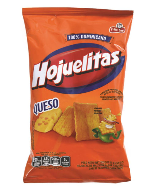 Hojuelitas Dominicanas de Queso Frito Lay 65 grs (Pack of 6)