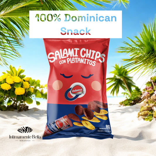 Wholesale Dominican Salami with Platanitos Chips Pack of 12 Units