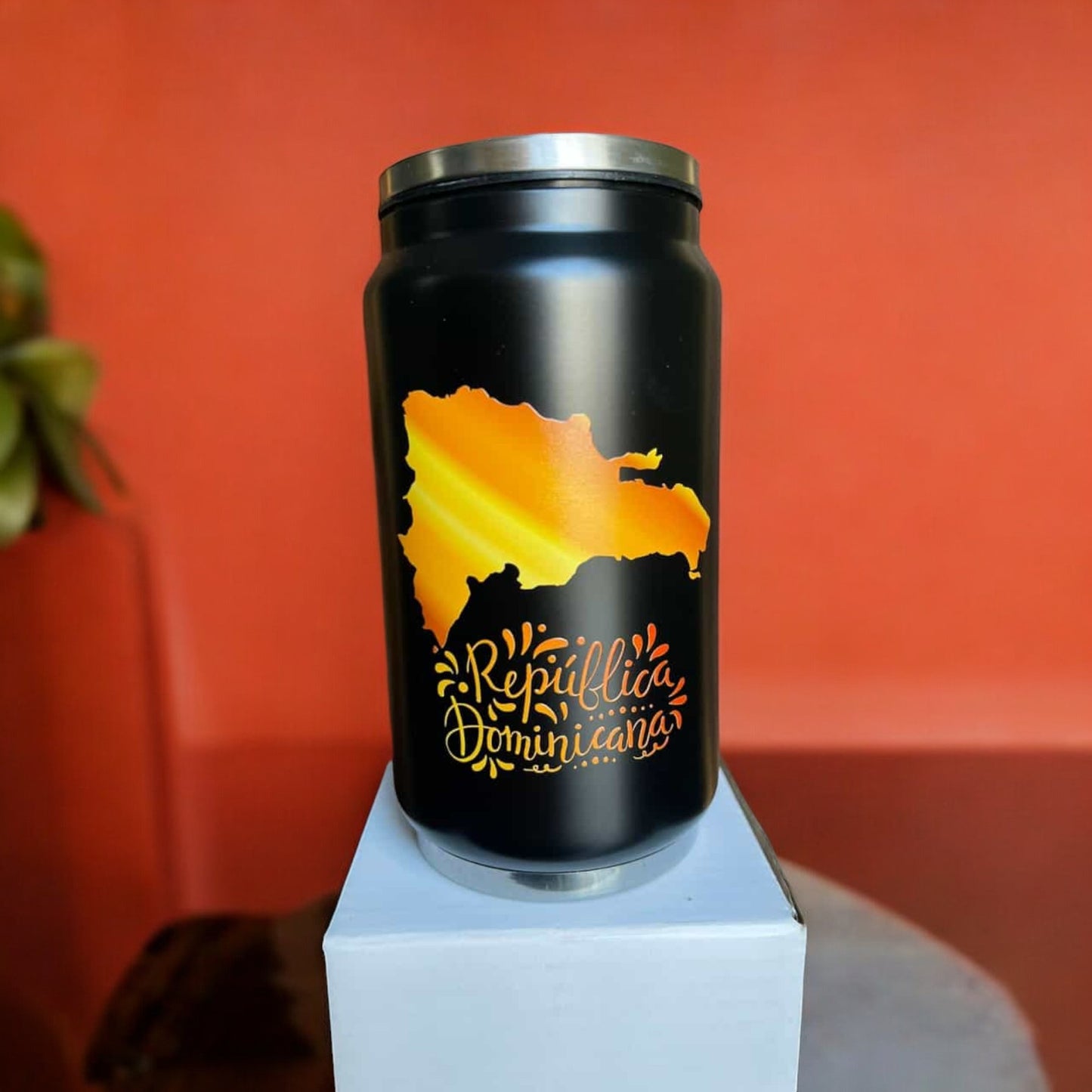 Thermal Tumbler with Dominican Republic Design - 8oz