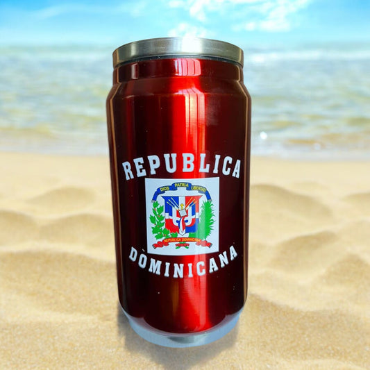 Thermal Tumbler with Dominican Republic Design - 8oz