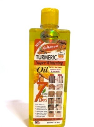 Wholesale ✨ White Gold Turmeric Super Whitening Oil / Extra Whitening in Just 7 Days (Pack 6)