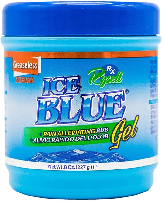 Ice Blue Gel Pain Alleviating Rub 8Oz