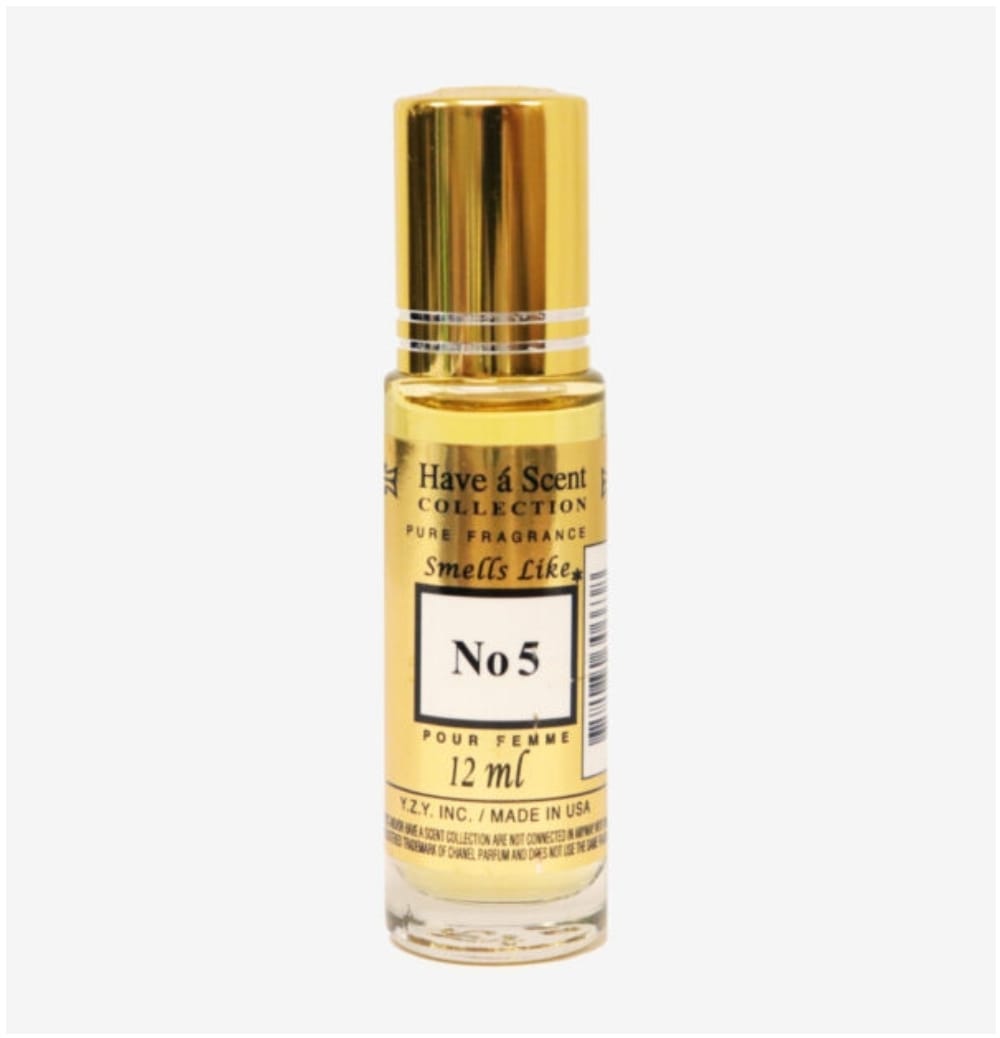 No5 Roll-On Oil Perfume For Women 12ml Pure Fragrance Oil
