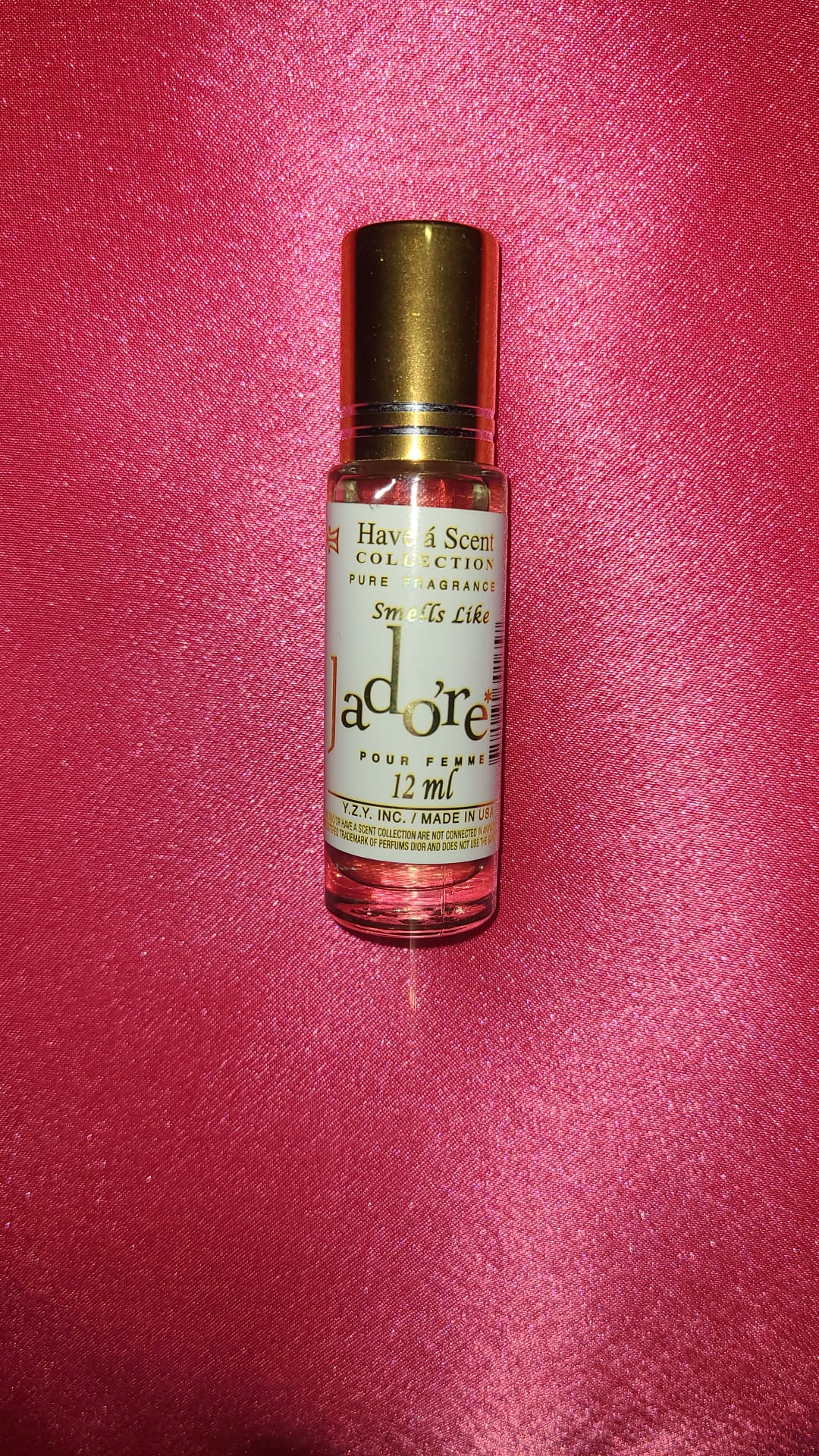 Jadore Roll-On Oil Perfume For Women 12ml Pure Fragrance Oil